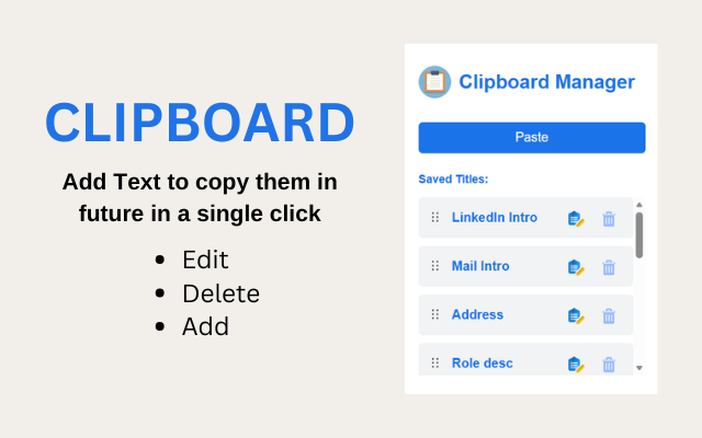 Clipboard Extension